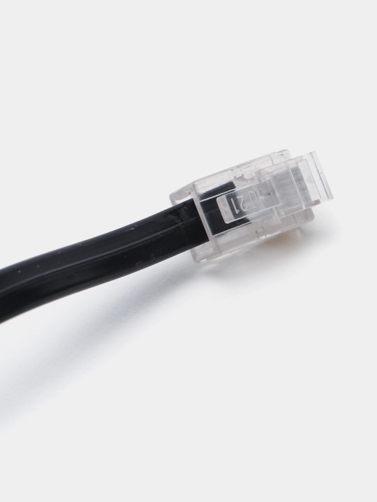 RJ11 telefon kabeli, telefon trubkasi uchun 3 metr, 3 dona to‘plam, mustahkam spiral sim