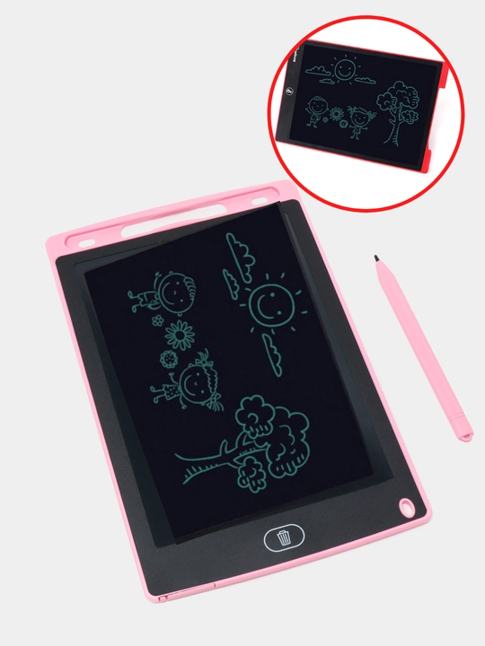 Графический LCD планшет для рисования, электронная доска со стилусом, 8.5"