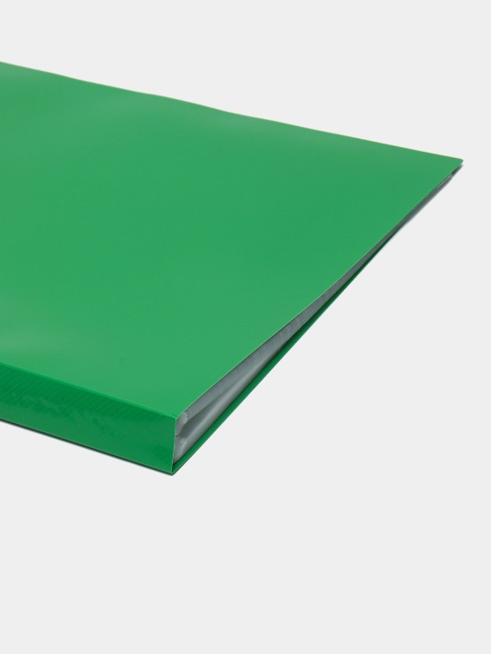 Plastik papka Hatber Line, 60 qo'shimcha A4, 21 mm 500 mikron, rangi yashil