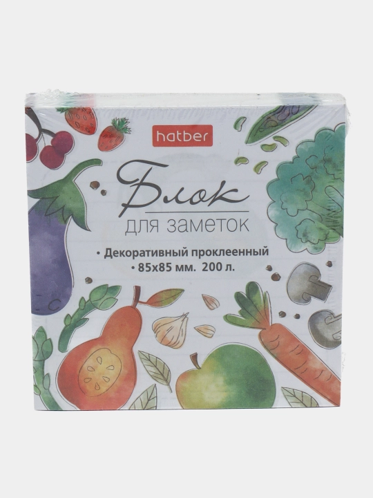 Блок для заметок на клею Hatber Vitamins MB069218
