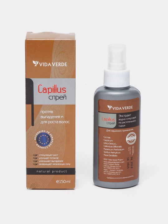 Vida Verde Capillus soch to‘kilishiga qarshi spreyi, 150 ml - 