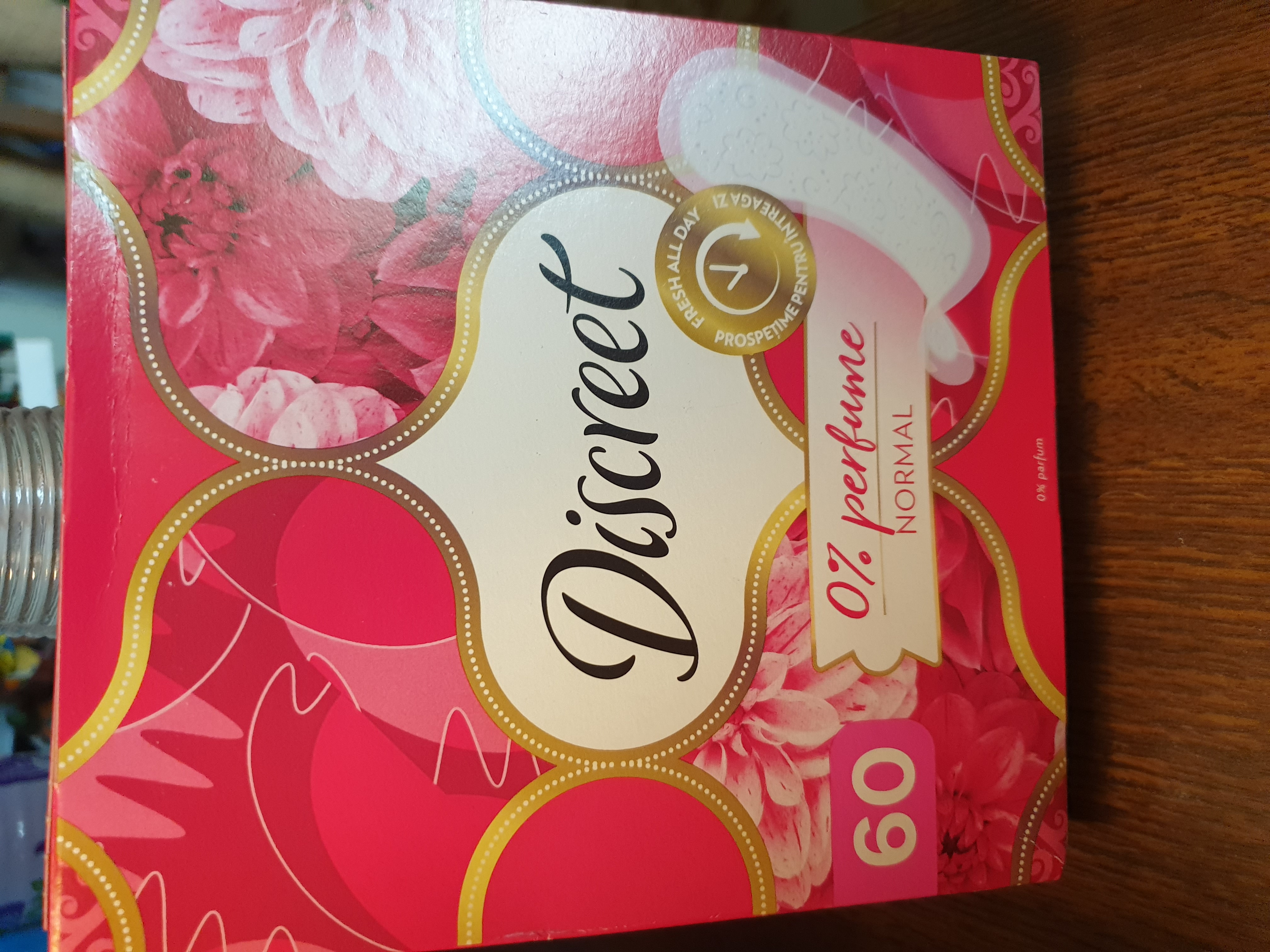 Kundalik prokladkalari Discreet Multiform Normal, 60 dona