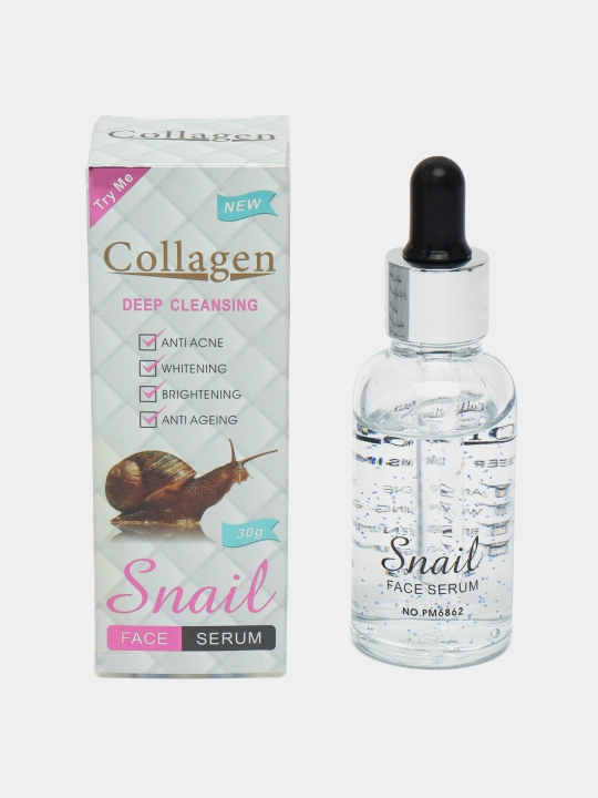 Сыворотка для лица Collagen Snail, с экстрактом улитки