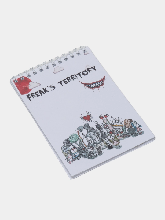 Блокнот Freak's Territory, 84 страниц, Хэллоуин