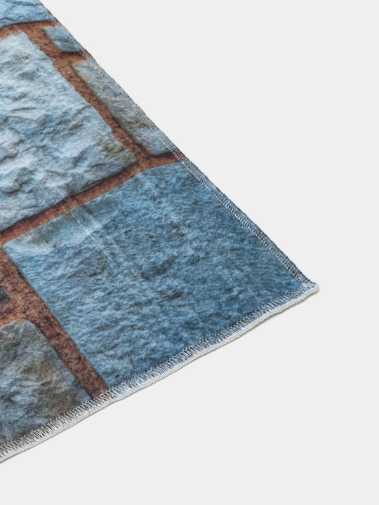 Коврик в прихожую Welcome Dudu textile, с принтом, 50 * 80