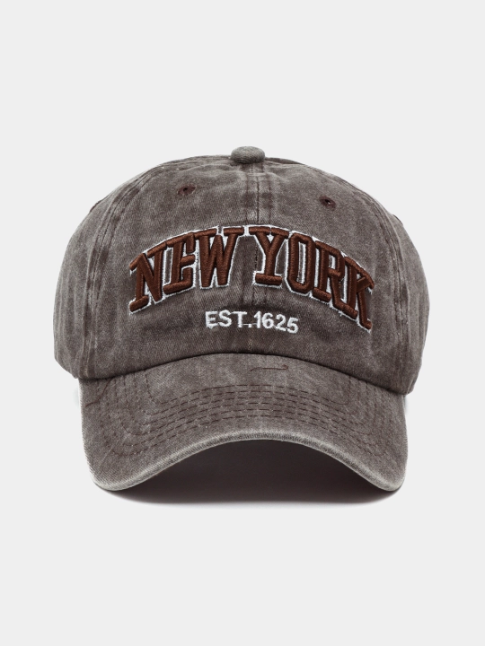 Бейсболка кепка New York винтажная, 100% хлопок, размер 55-61 см