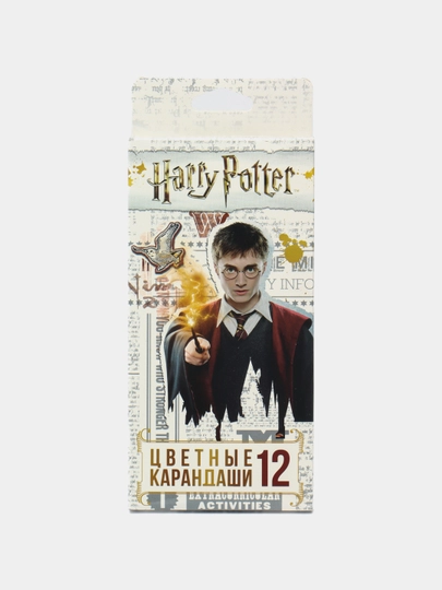 Карандаши цветные Hatber VK Гарри Поттер, 12 цветов BKc 12119 q0000036616 - 