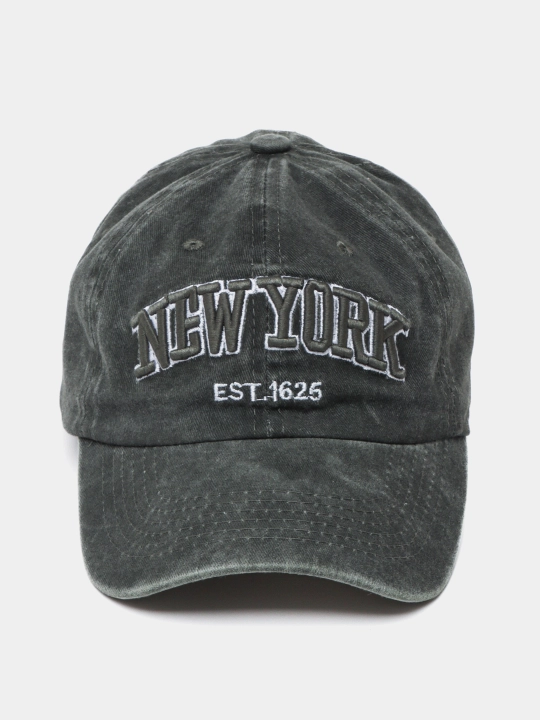 Бейсболка кепка New York винтажная, 100% хлопок, размер 55-61 см