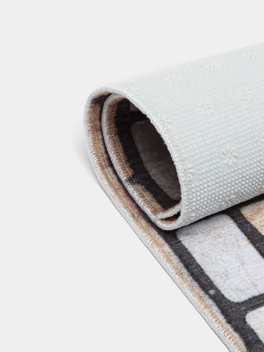 Коврик придверной Dudu textile, с принтом "Welcome", 50 * 80 см