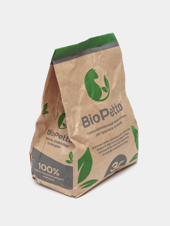 Наполнитель для туалета домашних питомцев BioPetto, 3 л