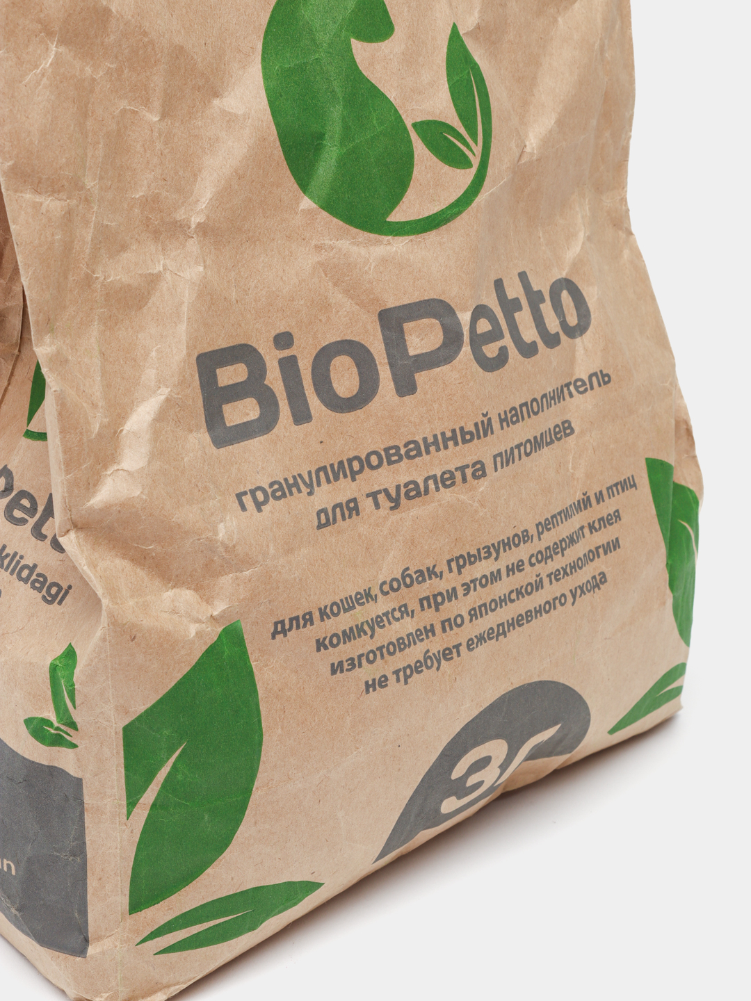 Наполнитель для туалета домашних питомцев BioPetto, 3 л