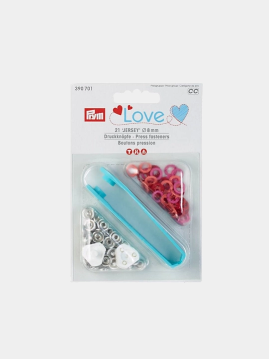 Prym Love, trikotaj shpal, 8 mm, qizil