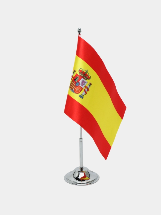 Metall stendli Ispaniya stol bayrog'i - 