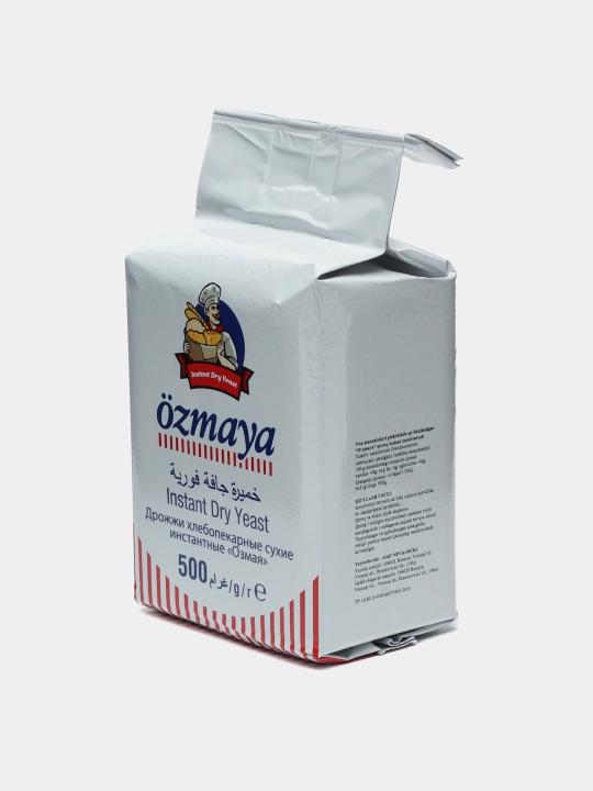Non maxulotlari pishirishda qo'llanladigan "Ozmaya" quruq instant xamirturush, 500 g
