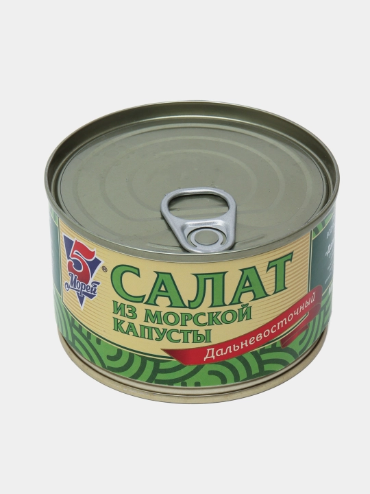 Салат 5 Морей из морской капусты Дальневосточный, 220 г
