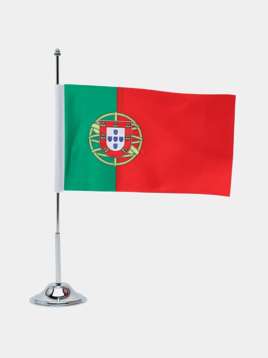 Stol bayrog'i Portugaliya, metall stend bilan - 
