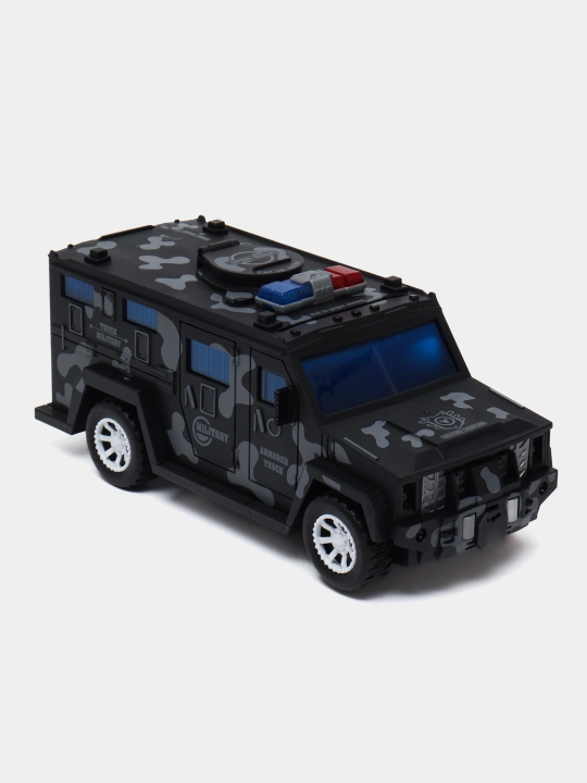 Bolalar uchun seyf mashina shaklida Military Car Safe Box - 