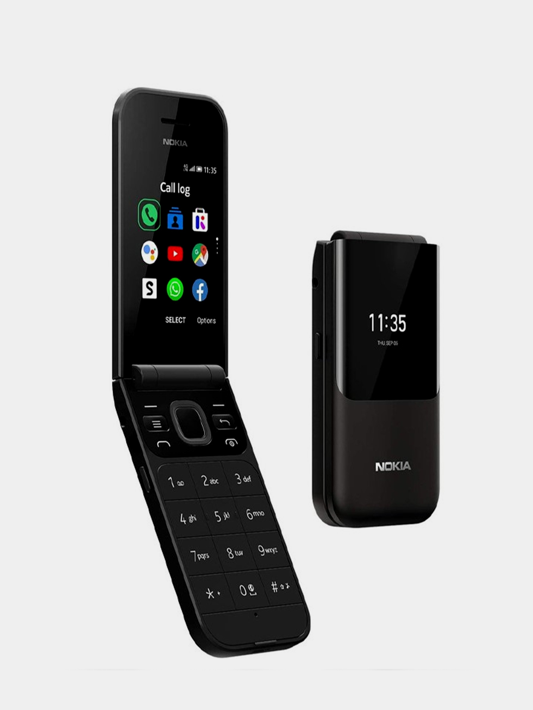 Кнопочный телефон Nokia 2720 Flip, Dual Sim, 3G, с камерой купить по низким  ценам в интернет-магазине Uzum (541977)