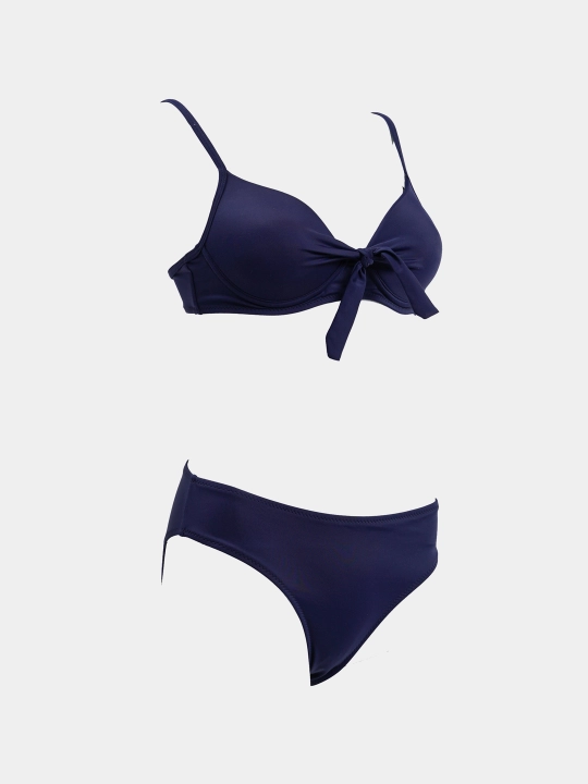 Ayollar suzish kiyimi, bantikli ingichka tasmali bikini