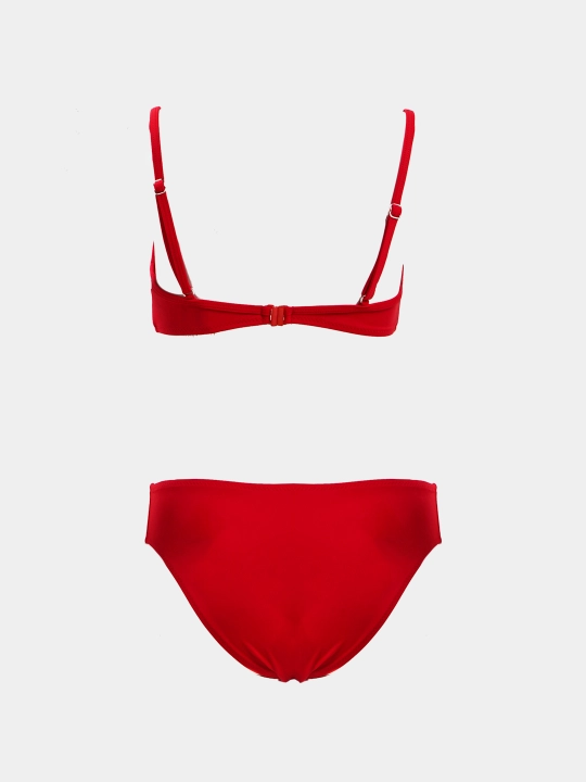 Ayollar suzish kiyimi, bantikli ingichka tasmali bikini