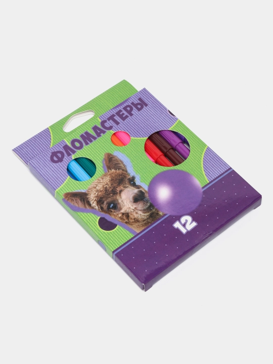 Flomasterlar Vk 12 rangli. "Alpaka" Art: 12117 q0000018279