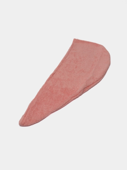Soch quritish uchun mikrofibrali sochiq-turban, tugmali mahkamlash, tez nam yutuvchi