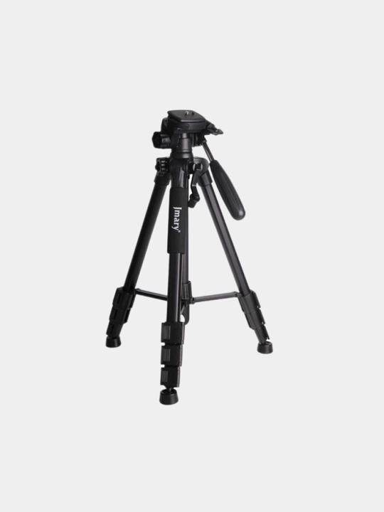 Tripod tripod jmary KP-2254, foto videokameralar uchun zamin, 520-1765 mm, qora