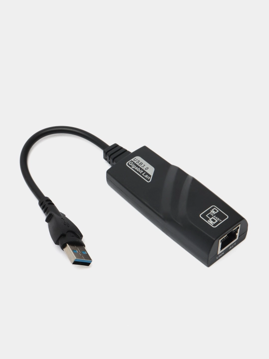 Адаптер-переходник Lan to USB 10, 100, 1000 Mb - 