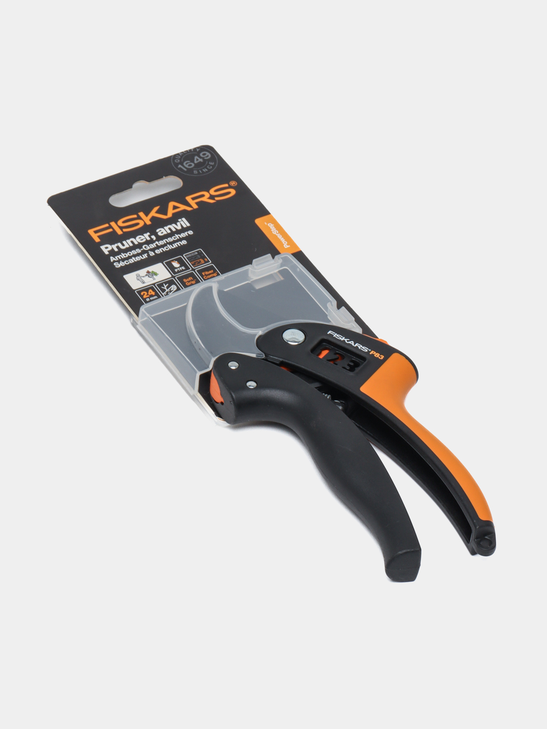 Sécateur Fiskars 1000575 PowerStep Sécateur 190 mm enclume