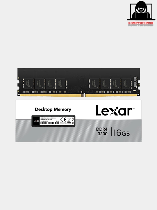 Operativ xotira Lexar 8/16GB DDR4 3200MHz UDIMM PK uchun