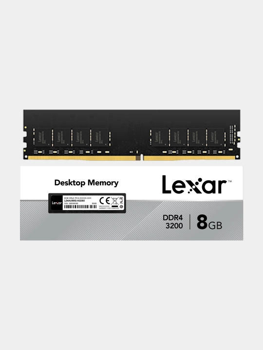 Operativ xotira Lexar 8/16GB DDR4 3200MHz UDIMM PK uchun