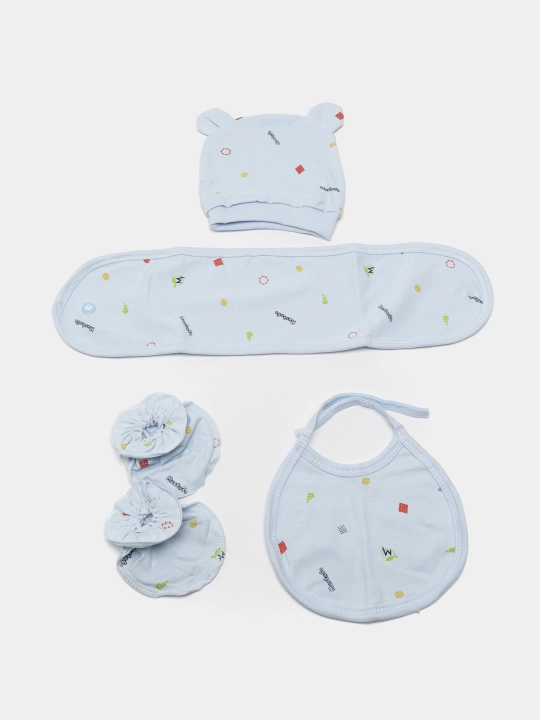 Комплект для новорожденных из 7-и предметов, Mustafo baby, 100% хлопок, 0-3 месяцев