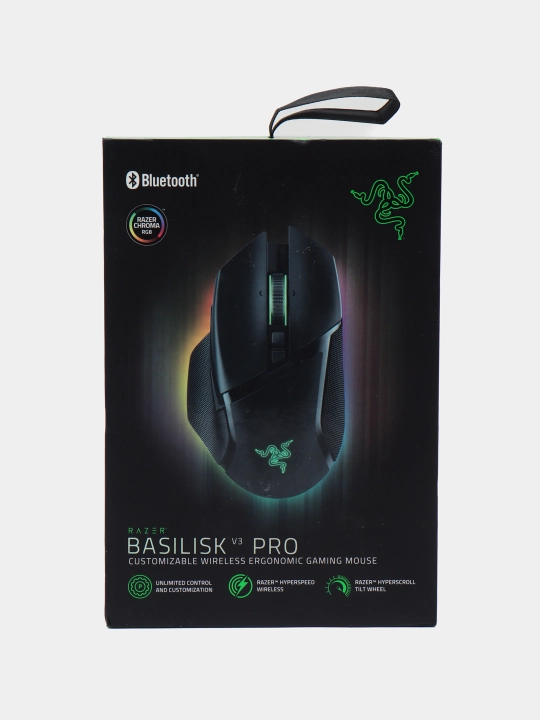Razer Basilisk V3 Pro simsiz o'yin sichqonchasi, qora
