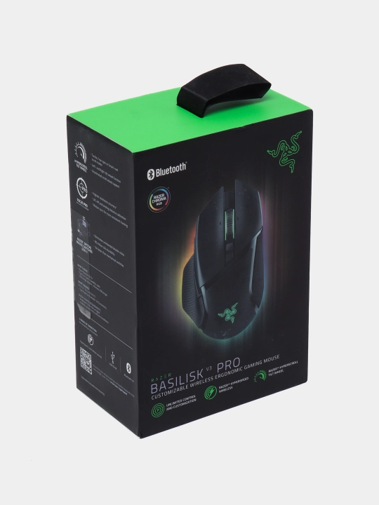 Razer Basilisk V3 Pro simsiz o'yin sichqonchasi, qora
