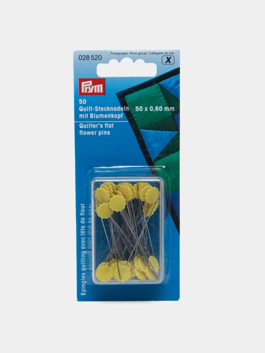 Kviling pinlari Prym, gul boshi bilan, 0.6 * 5 mm - 
