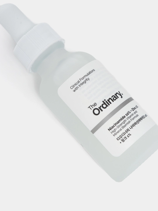 The Ordinary Niatsinamid va sink bilan yuz zardobi Niacinamide 10% + Zinc 1%, 30 ml