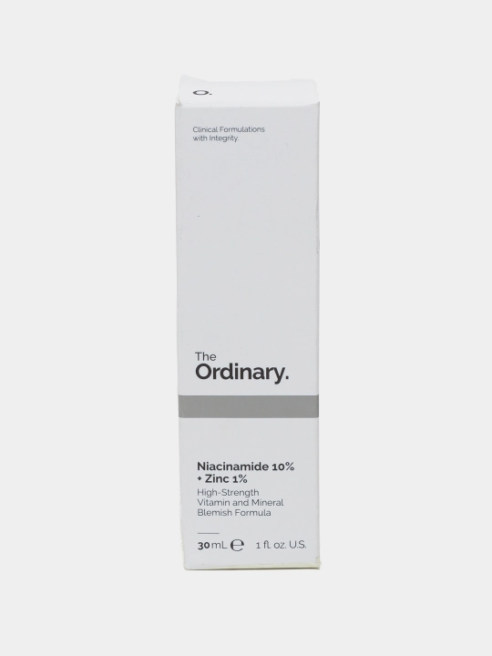 The Ordinary Niatsinamid va sink bilan yuz zardobi Niacinamide 10% + Zinc 1%, 30 ml