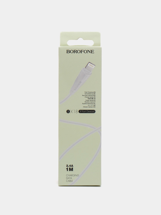 USB kabeli Borofone BX18, Micro Type-C Lightning zaryadlash uchun, 1 - 3 m - 