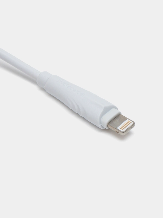 USB kabeli Borofone BX18, Micro Type-C Lightning zaryadlash uchun, 1 - 3 m