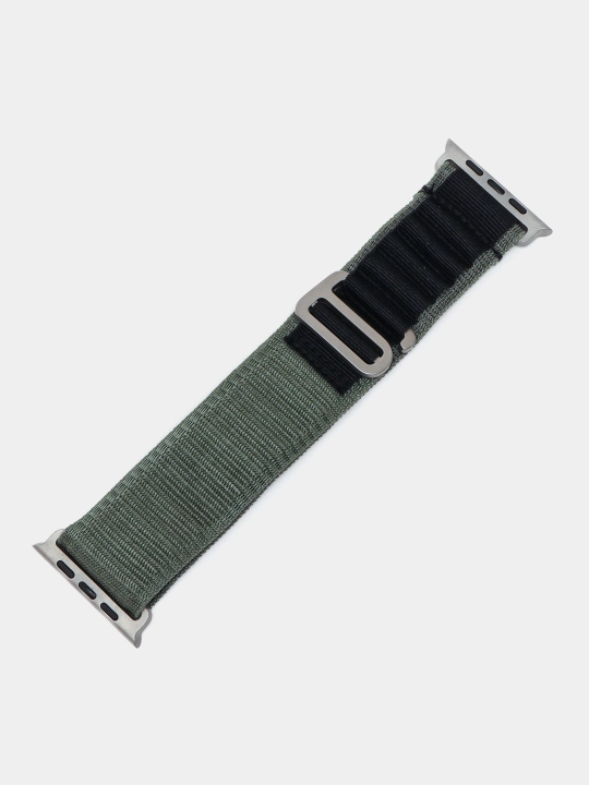 Ремешок нейлоновый для Apple Watch 3,4,5,6,7,8,9,10,11,SE и Ultra, размер 42-44-45-49 мм
