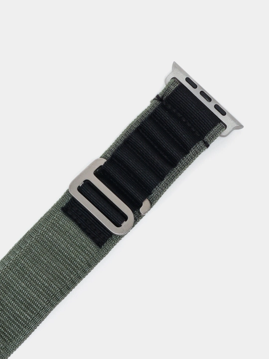Ремешок нейлоновый для Apple Watch 3,4,5,6,7,8,9,10,11,SE и Ultra, размер 42-44-45-49 мм