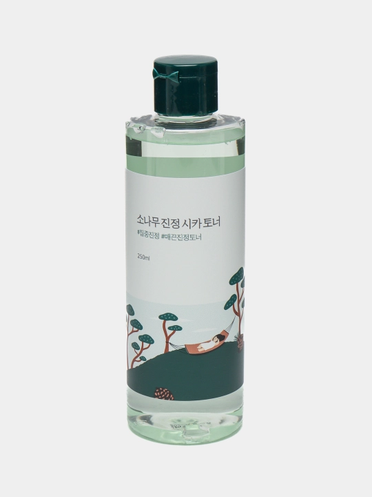 Противовоспалительный тонер для проблемной кожи Round lab Pine Calming Cica Toner, 250 мл - 