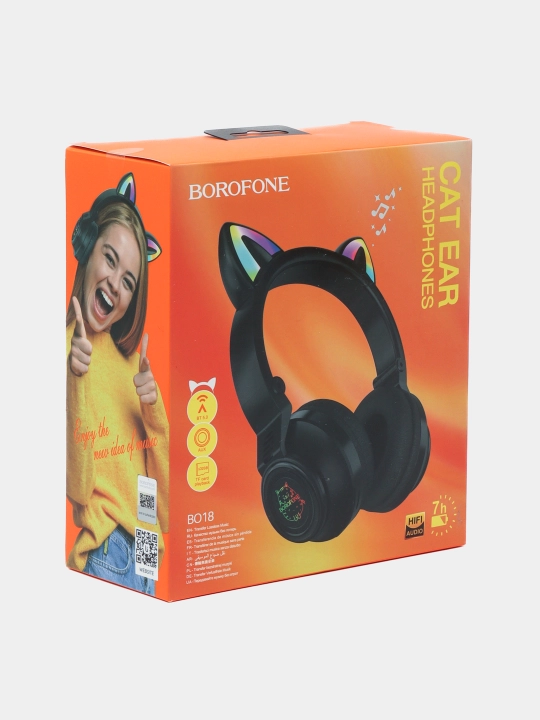 Simsiz quloqchinlar Borofone B018, quloqchalar bilan