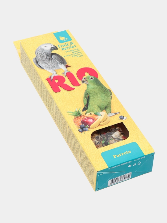 Палочки для попугаев с фруктами и ягодами RIO, 2 * 75 г