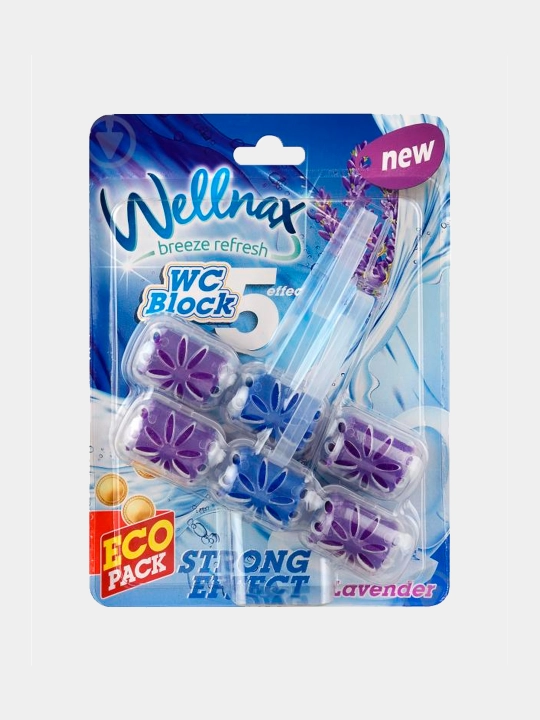 Tualet bloki Wellnax Lavender, 57 g * 2 dona