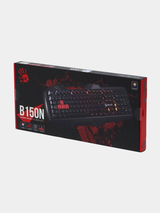 Bloody B150N — проводная мембранная игровая клавиатура, Neon-подсветка, Anti-Ghosting