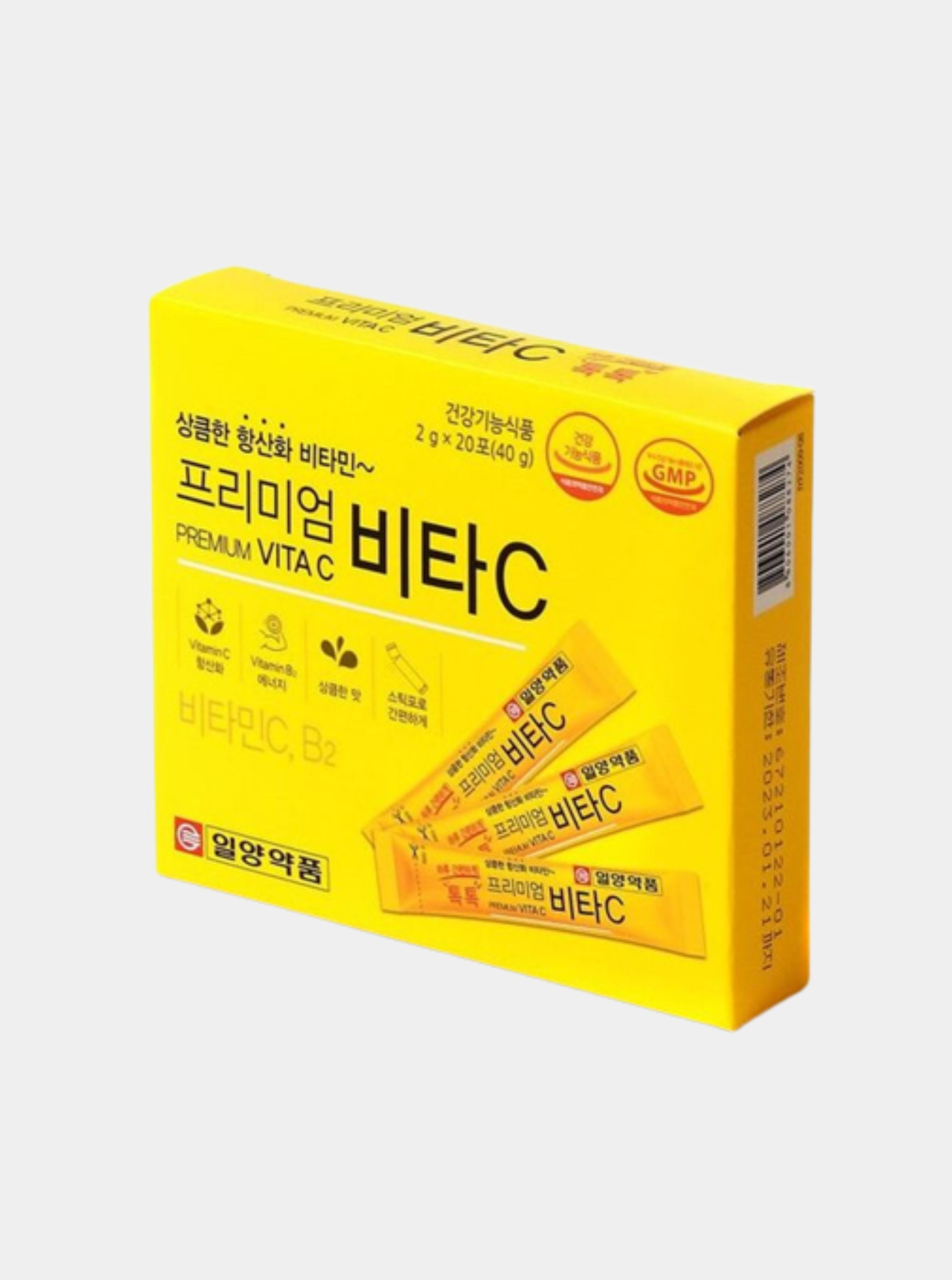 Il yang. Ilyang Premium Vitamin c Lemon (2gr*20ea). Ilyang Premium Vita c. Ампулы витамин с Корея. Питьевая витаминная добавка Ilyang Pharm Premium Vita c 2гр*30шт.