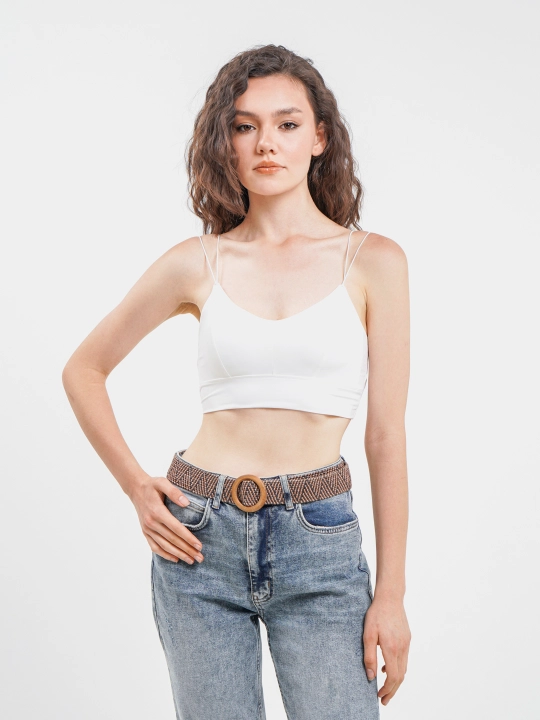 Ayollar uchun oddiy top, qisqa top, qizlar uchun top, krujkali top, mayka