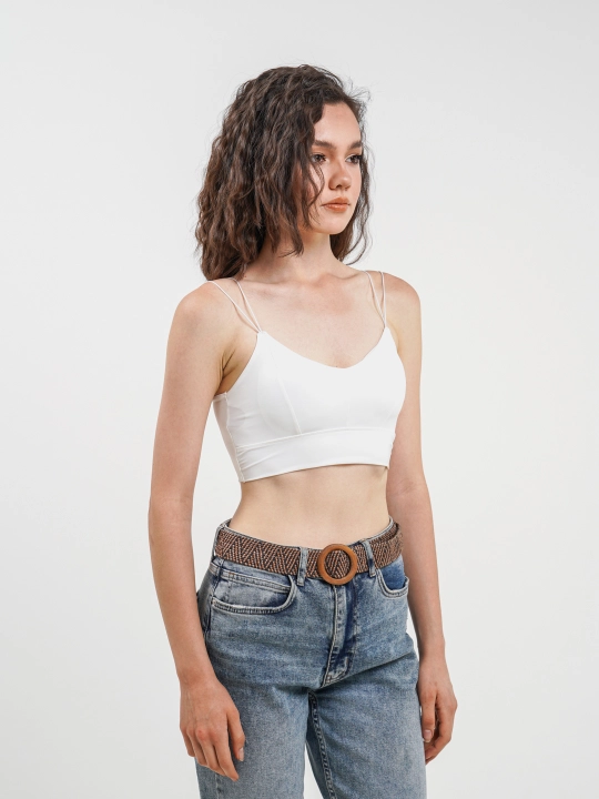 Ayollar uchun oddiy top, qisqa top, qizlar uchun top, krujkali top, mayka