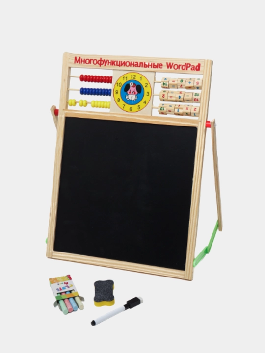 Двухсторонняя доска-мольберт для рисования wordpad - 